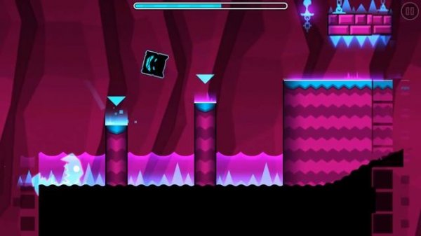 FAST Geometry Dash Meltdown All Levels 1-3 100% Completed [All Coins]