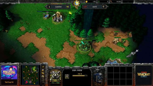 LawLiet (N) vs eer0 (U) 테드컵 시즌3 8강 1차전 - Warcraft3 TeD Cup S3 смотреть онлайн