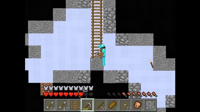 Бумажный Майнкрафт - шахта смотреть онлайн