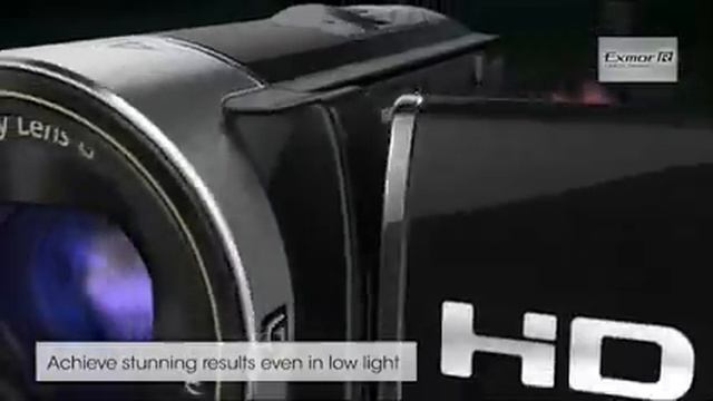 HDR CX130 B Full HD Memory Card Camcorder Sony Sony Style USA смотреть онлайн