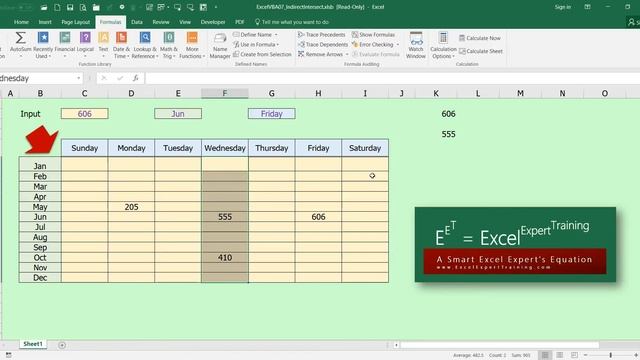 Excel VBA ตอนที่ 7 - Indirect Intersect смотреть онлайн