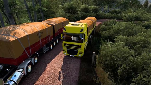 EXCESO DE PESO! NO LOGRAMOS SUBIR! - MAPA SUL PARANA - ETS2 MODS 1.48