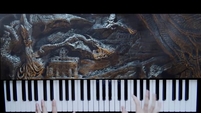 The Elder Scrolls OST - Dragonborn (Piano and Orchestral cover) смотреть онлайн