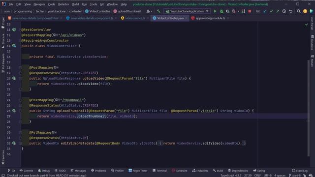 Spring Boot Angular Full Stack Project - Youtube Clone - Part 8 смотреть онлайн