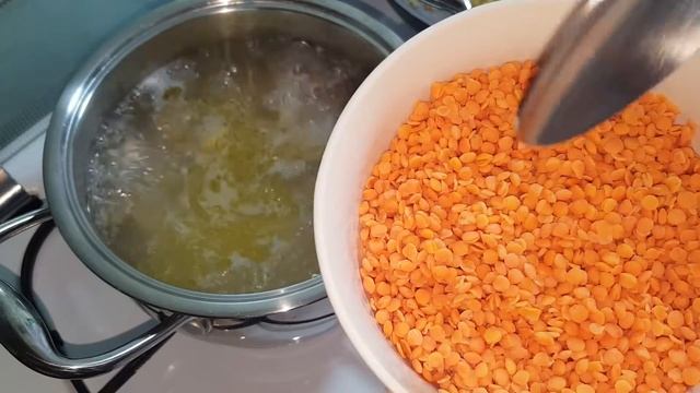 Суп из красной чечевицы! Очень вкусный, быстро готовится! смотреть онлайн