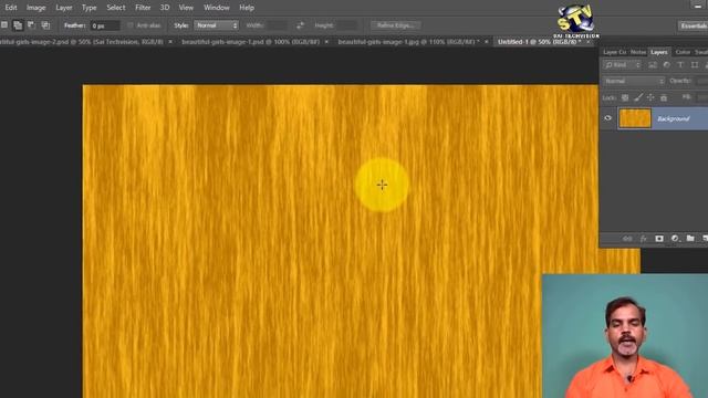 How to use Tiles, Trace Contour and Wind Filter Option in Photoshop CC (Basic Series) Part-69 смотреть онлайн