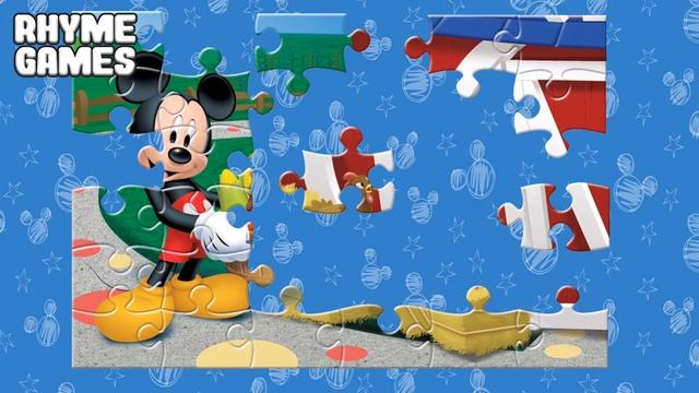 Disney Mickey Mouse Clubhouse Jigsaw Puzzles | Mickey Mouse Chip And Dale Games For Children Songs