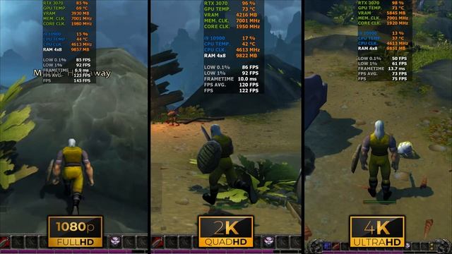 World of Warcraft | 1080p vs 1440p vs 2160p | RTX 3070 | i9 10900 | 32GB RAM | 1TB M.2 SSD смотреть онлайн