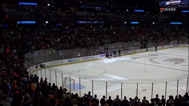 Teemu Selanne fan tribute. 1 April 2012 Edmonton Oilers vs Anaheim Ducks. NHL hockey смотреть онлайн