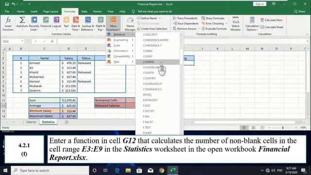 ICDL Practice - Spreadsheets - Syllabus 5.0 (Excel 2019) смотреть онлайн