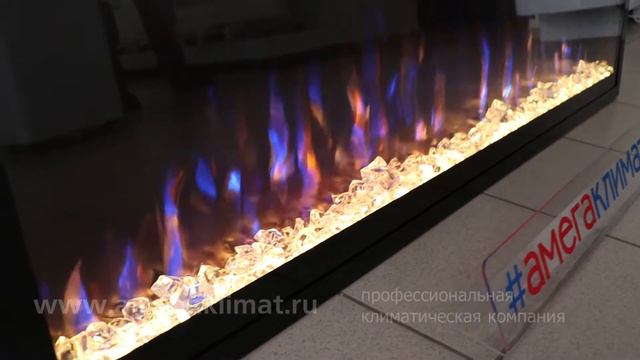 Длинный электрический камин Real Flame Saphir 50 смотреть онлайн