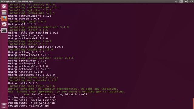 How To install Ruby on Rails 5 and Create a sample application on ubuntu 17.04 смотреть онлайн