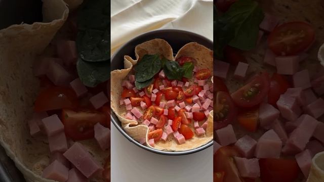 ФРИТАТТА В ЛАВАШЕ (30 МИН)