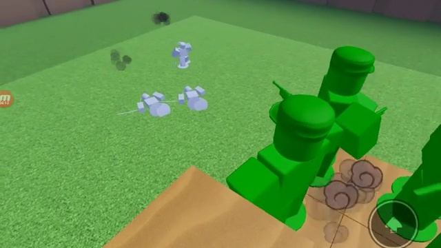 16 волна- битва зелёных игрушечных солдат против серых | toy soldiers | Roblox| смотреть онлайн