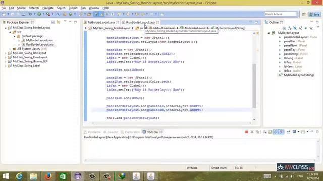 Bài 7 Hướng dẫn sử dụng BorderLayout Khóa học miễn phí Swing Java смотреть онлайн