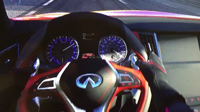 2017 Infiniti Q50 Eau Rouge 204 mph Top Speed Run смотреть онлайн