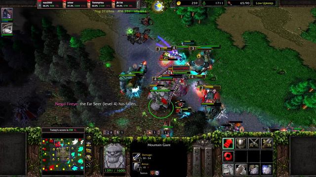 【烦人的坦克 狭小地形中的混战】Warcraft III NE 4v4 Sanctuary W3C 1.36.0 魔兽争霸III：重制版 смотреть онлайн