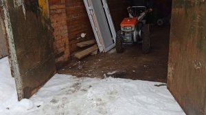 Ручной трактор Kubota K700 GA85 (Тяжелый дизельный японский мотоблок)