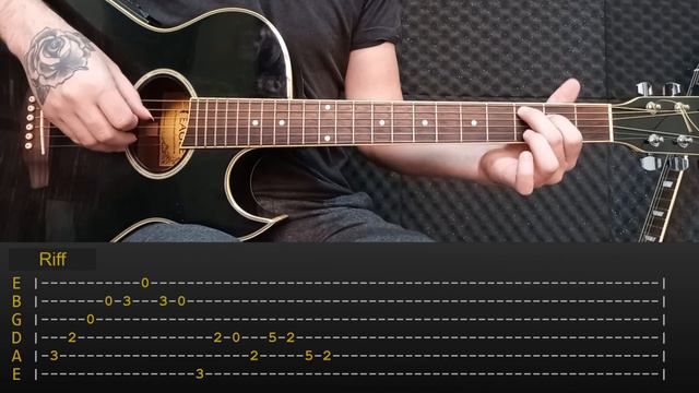 Blue - Far Caspian | Riff Tabs | Guitar Lesson/Tutorial | Acoustic Riff: 6 смотреть онлайн