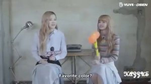 Как хорошо участницы Blackpink знают друг друга (Розе знает Лису)