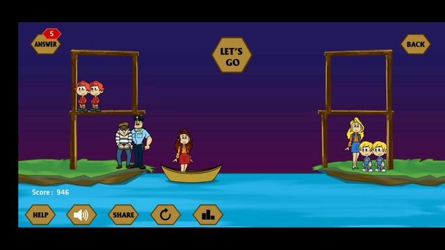 River IQ - puzzle game level 6 смотреть онлайн