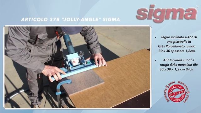Masini taiat gresie SIGMA ITALIA-JOLLY ANGLE- смотреть онлайн