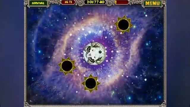 Zuma Deluxe Black Space Game Over смотреть онлайн