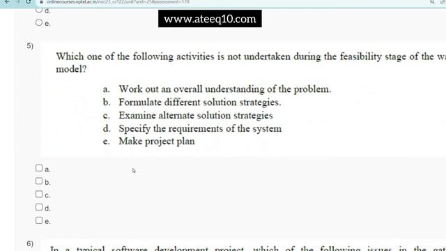 Software Engineering Assignment Answers Week 2 | NPTEL | Ateeq10 смотреть онлайн