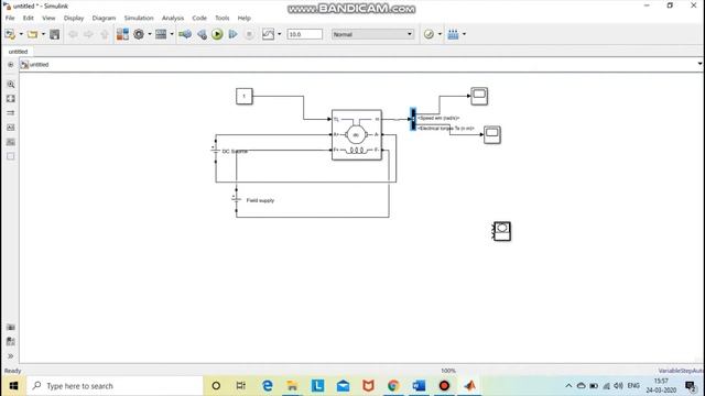 Speed Torque Characteristics of DC Motor Simulation смотреть онлайн