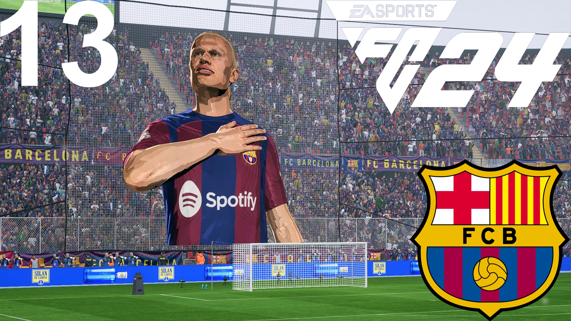 FC 24 КАРЬЕРА ЗА БАРСЕЛОНУ #13 - ХОЛАНДУ НЕТ РАВНЫХ ОН РВЁТ И МЕЧЕТ и 1/4 КУБКА ИСПАНИИ!!!