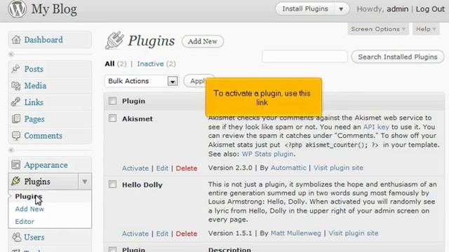 How to add new Widgets and Plugins to WordPress 3 смотреть онлайн