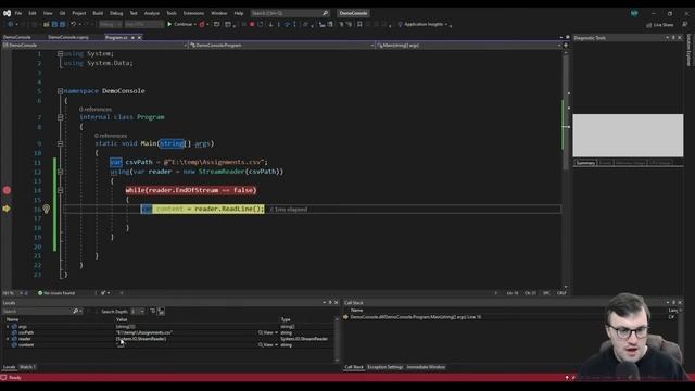 C# Read CSV - Tutorial смотреть онлайн
