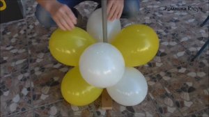 КОЛОННЫ ИЗ ШАРОВ как украсить магазин шариками  Balloon Spiral Columns DIY TUTORIAL