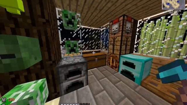 Выживание Minecraft с глобальными модами (25)Автоматически Склад смотреть онлайн