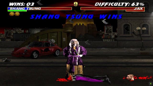 Mortal Kombat Trilogy - Classic MK1 Shang Tsung Gameplay