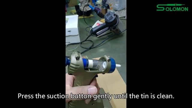 Portable Desoldering Tool ，Cordless power Desoldering，Wireless electric suction ，by SOLOMON design. смотреть онлайн