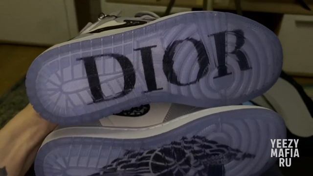 Обзор пали Air Jordan 1 x Dior за 1.000.000₽ / YEEZY MAFIA RU смотреть онлайн