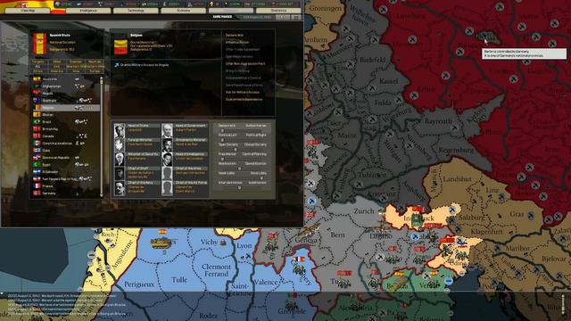 Let's play Darkest Hour: A Hearts of Iron Game - Spain: Part 68 Setting Foot In Germany смотреть онлайн