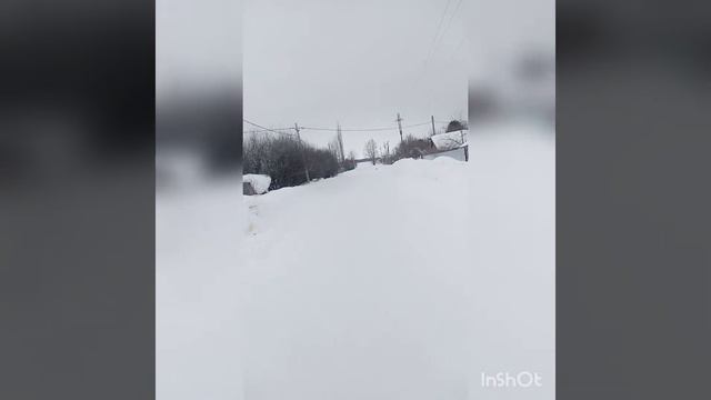 Экскурсия по деревне, где мы живём. Конец февраля 2019. смотреть онлайн