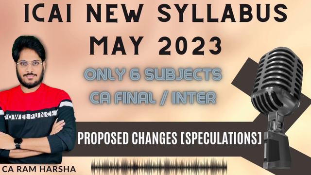 ICAI - NEW SCHEME OF EDUCATION AND TRAINING - 2023 - PROPOSED CHANGES - READ DESCRIPTION смотреть онлайн