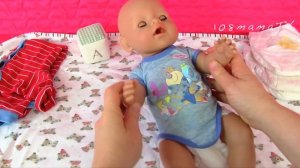 Кукла Беби Бон Кормим Меняем Подгузник Переодеваем Укладываем Спать Как Мама Мультик 108мама тв
