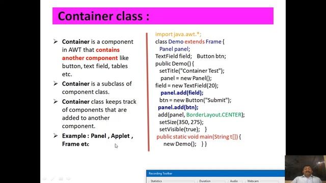 Unit 1]Abstract Window Toolkit part 1|Prof R A Tiwari смотреть онлайн