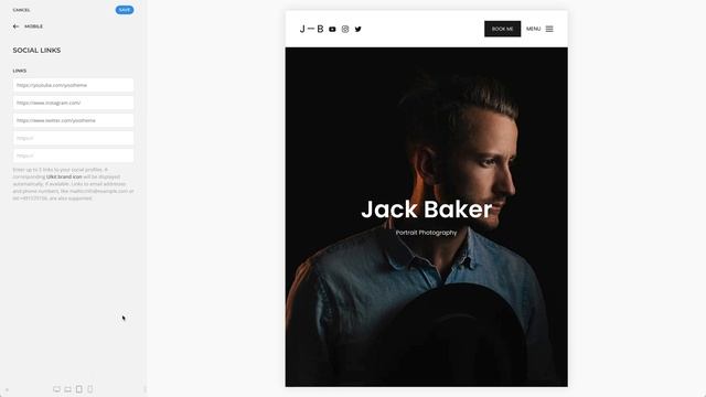 Adding the Social Icons on Mobile | YOOtheme Documentation (Joomla) смотреть онлайн