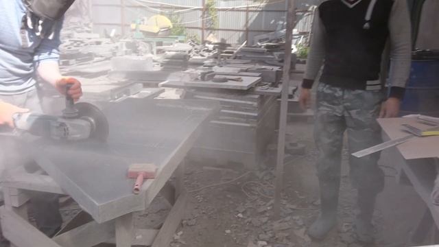 Резка гранита Как ровно резать камень Камнеобработка смотреть онлайн