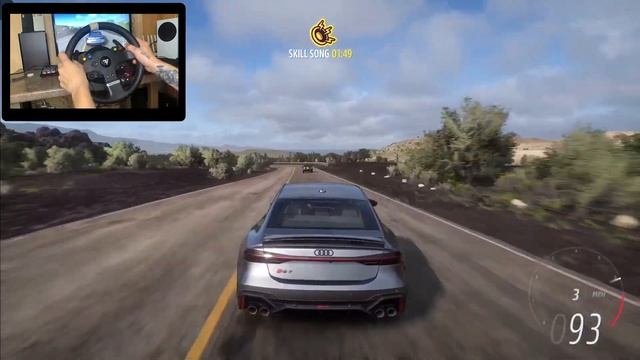Audi RS 7 2021 | Forza Horizon 5 Steering Wheel Gameplay смотреть онлайн