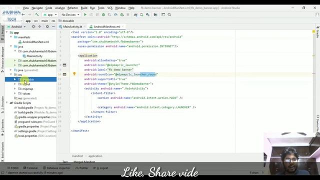 How to Change App Icon in Android Studio | How to Change Android App Launcher Icon | Android studio смотреть онлайн