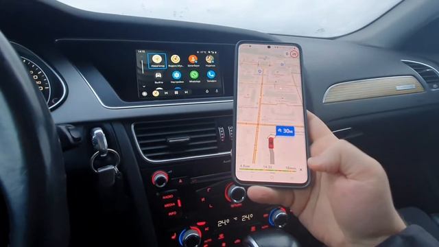 Android Auto audi a4 b8 fl. смотреть онлайн