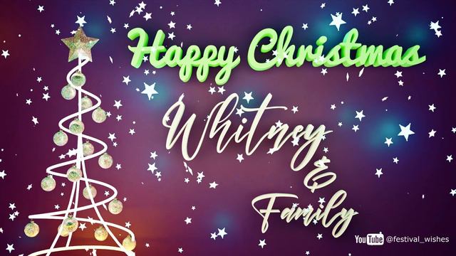 Whitney #Christmas #special #video #wish Happy Christmas song - Happy Christmas wishes to you смотреть онлайн