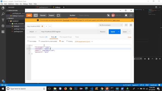 Angular 5+, Nodejs, Mongodb Authentication - Register User #2 смотреть онлайн