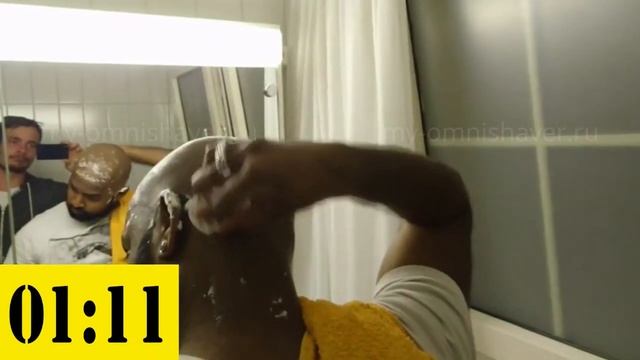 Эффективное бритье головы с бритвой из США смотреть онлайн